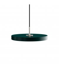 Lampa Asteria mini forest / steel top UMAGE - ciemnozielona / stalowy dekor