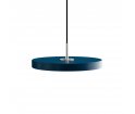 Lampa Asteria mini petrol / steel top UMAGE - niebieski petrol / stalowy dekor