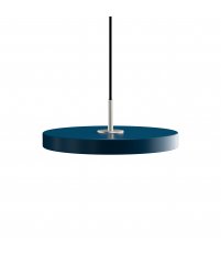 Lampa Asteria mini petrol / steel top UMAGE - niebieski petrol / stalowy dekor