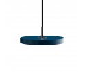 Lampa Asteria mini petrol / black top UMAGE - niebieski petrol / czarny dekor