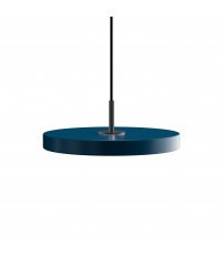 Lampa Asteria mini petrol / black top UMAGE - niebieski petrol / czarny dekor