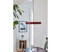 Lampa Asteria mini ruby / steel top UMAGE - bordowa / stalowy dekor