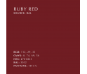 Lampa Asteria mini ruby / black top UMAGE - bordowa / czarny dekor