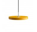 Lampa Asteria mini saffron / steel top UMAGE - szafranowy żółty / stalowy dekor