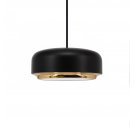 Lampa Hazel mini black UMAGE - czarna / złoty dekor