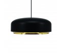 Lampa Hazel medium UMAGE - czarna / złoty dekor