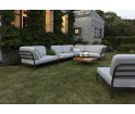 Sofa modułowa ogrodowa lewa Level HOUE - Dark Grey / Basic, na zewnątrz