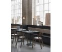 Stolik kawiarniany LINEAR STEEL CAFÉ TABLE Ø70 cm MUUTO - różne kolory/metal, na zewnątrz