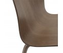 Krzesło VISU LOUNGE CHAIR MUUTO - ciemnobrązowe