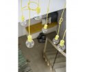Lampa Loft Metal Line z kablem w oplocie - różne kolory