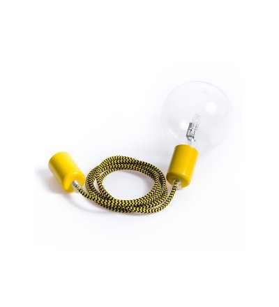 Lampa Loft Metal Line Kolorowe Kable - pszczoła miodna