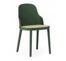 Krzesło ALLEZ PP Normann Copenhagen - różne kolory, siedzisko z rattanu (PP), na zewnątrz