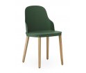 Krzesło ALLEZ na dębowych nogach Normann Copenhagen - różne kolory, poliamidowe siedzisko, na zewnątrz