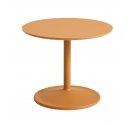 Stolik Soft Side Table - Ø48 cm H40 cm, pomarańczowy