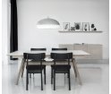 Stół jadalniany SM11 Skovby- biały laminat/ czarny dąb, rozkładany