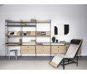 Komoda modułowa String Furniture- system String®, rozm. 78/42/30, różne kolory, z 2 szufladami