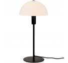 Lampa stołowa Ellen Nordlux - czarna, szklany klosz
