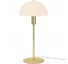 Lampa stołowa Ellen Nordlux - mosiężna, szklany klosz