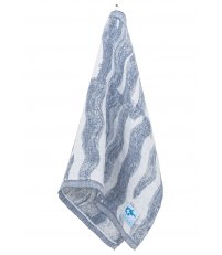 Lniany ręcznik AALLONMURTAJA Lapuan Kankurit -  48 x 70 cm, biało-niebieski