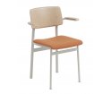 Krzesło tapicerowane Loft Chair w. Armrest Muuto - różne kolory, z podłokietnikami