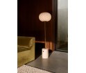 Lampa podłogowa JWDA Menu - trawertyn/ szczotkowany mosiądz