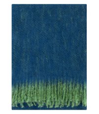 Pled moherowy REVONTULI Lapuan Kankurit -  130 x  170 cm, cinnamon-blue