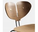 Krzesło Moth Nordic Tales - olejowany dąb + czarne nogi