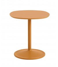 Stolik Soft Side Table - 45x45 cm H48 cm, pomarańczowy
