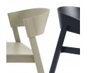 Krzesło drewniane Cover Armchair Muuto - dark beige