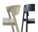 Krzesło drewniane Cover Side Chair Muuto - dark beige