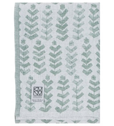 Lniany ręcznik kąpielowy RUUSU X HVITTRÄSK Lapuan Kankurit -  95 x 180 cm, aspen green