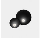 Kinkiet Trip LEDS C4 - podwójny, Ø46/Ø30 cm, czarny