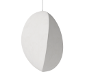 Lampa wisząca Lunaria Bolia - H72cm, biała