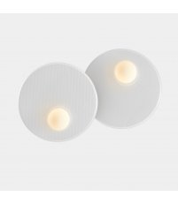 Kinkiet Trip LEDS C4 - podwójny, Ø30/Ø30 cm, biały