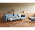 OUTLET Sofa z funkcją spania Splitback Styletto Innovation Living - tkanina Dessin 507 Elegance, Burned curry