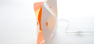 Lampa Hollow Blue Marmalade pomarańczowy Pufa Design