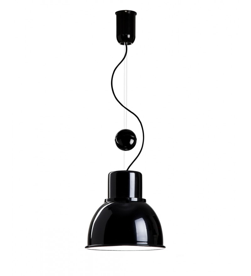 Lampy Reflex Mini z obciążnikiem kulowym w kolorze czarnym, TAR Design, Pufa Design
