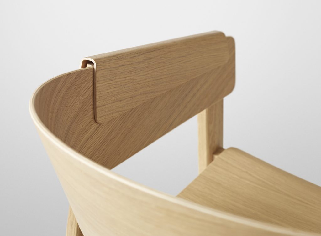 Wygodne podłokietniki Cover Chair, Muuto, Pufa Design