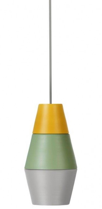 Lampa NIGHTY NIGHT kolekcja ILI ILI - żółto-zielono-szara